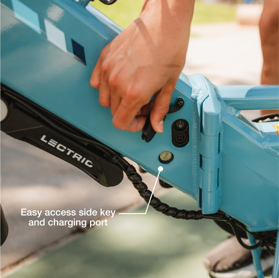 XP4 750 Step-Thru Raindrop Blue eBike