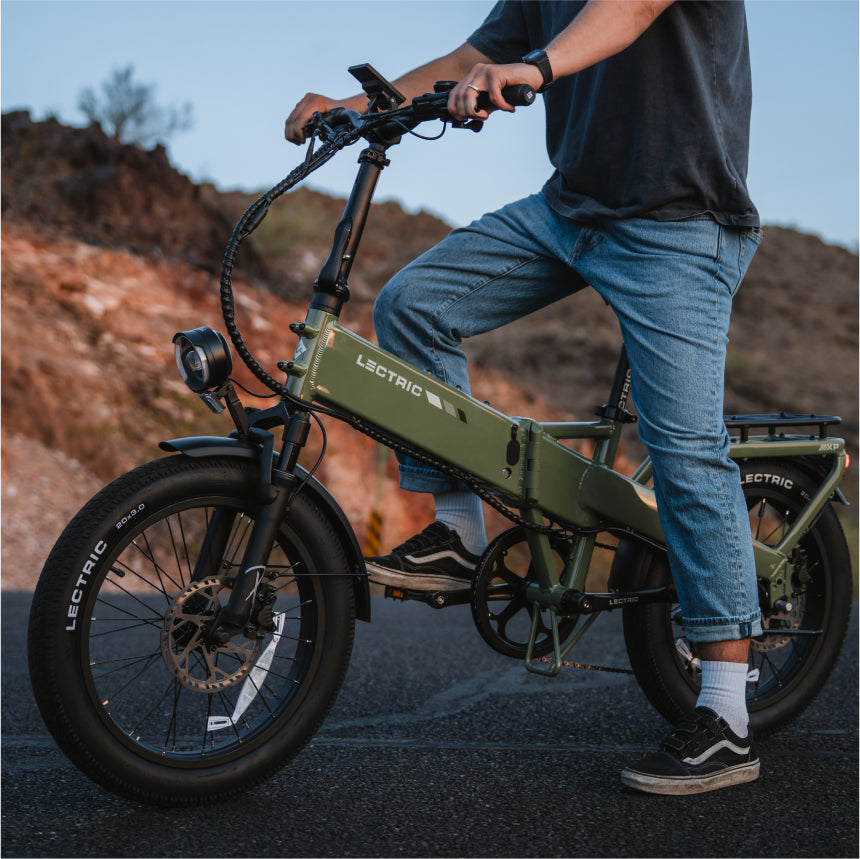 riding lectric ebike